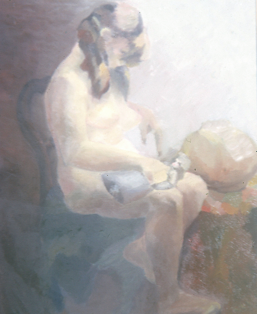 Nude I (Ecole des Beaux Arts des Americains, Fountainebeau), france painting, #09