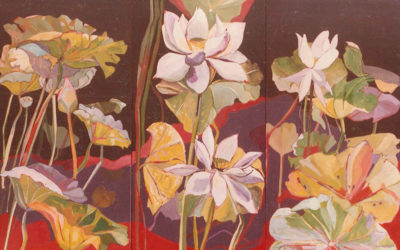 Lotus Pond Triptych